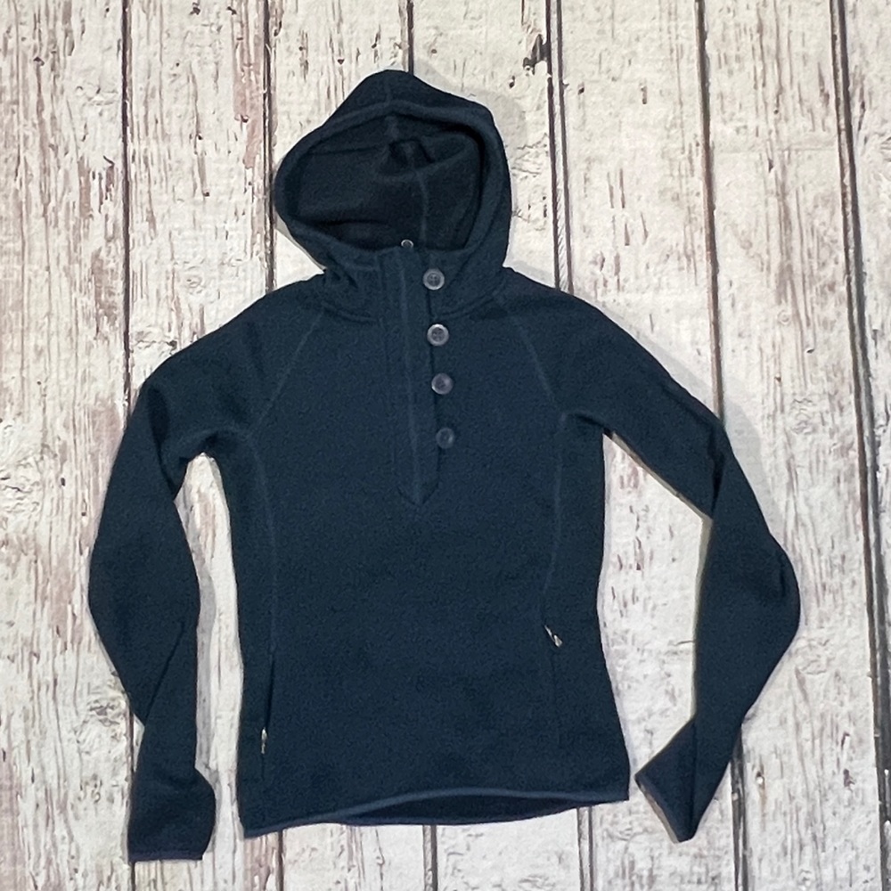 Women's Black Hooded Jacket
